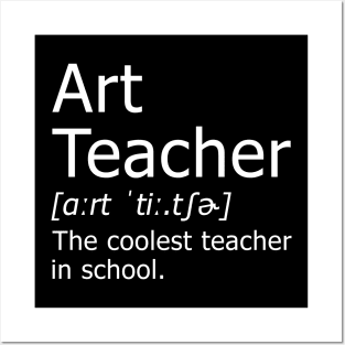 Funny Art Teacher Meaning T-Shirt Awesome Definition Classic Posters and Art